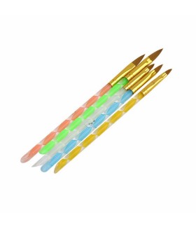 Set 5 pensule pentru acril